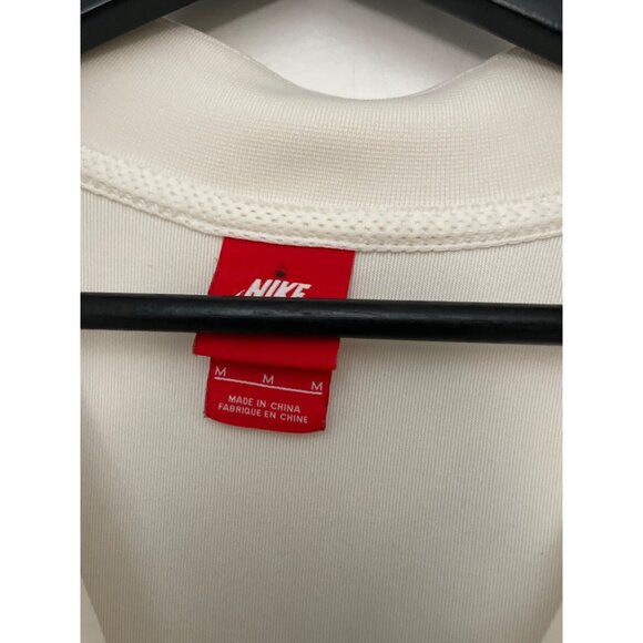 Nike Mens M Zip-Up Track Jacket White With Logo Detailing & Side Pockets - Picture 5 of 8